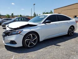 Salvage cars for sale at Gaston, SC auction: 2022 Honda Accord Sport