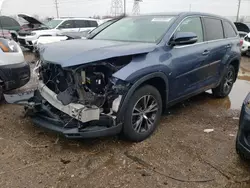 Toyota salvage cars for sale: 2018 Toyota Highlander LE