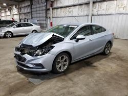 Salvage cars for sale at Woodburn, OR auction: 2017 Chevrolet Cruze Premier