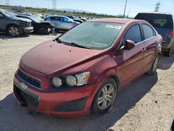 Salvage cars for sale from Copart Tucson, AZ: 2012 Chevrolet Sonic LT