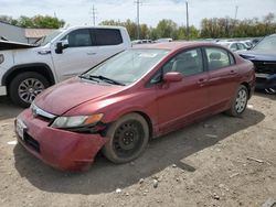 Salvage cars for sale at Columbus, OH auction: 2008 Honda Civic LX