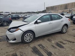 Salvage cars for sale from Copart Fredericksburg, VA: 2017 Toyota Corolla L