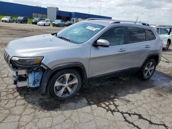 Salvage cars for sale from Copart Woodhaven, MI: 2019 Jeep Cherokee Limited