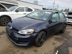 Salvage cars for sale from Copart New Britain, CT: 2017 Volkswagen Golf S