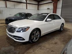 Salvage cars for sale from Copart Lansing, MI: 2019 Mercedes-Benz S 450 4matic