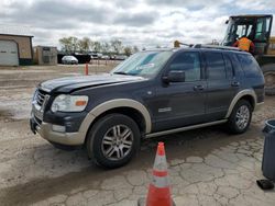 Salvage cars for sale from Copart Pekin, IL: 2007 Ford Explorer Eddie Bauer