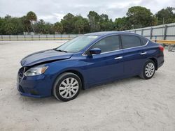 Salvage cars for sale from Copart Fort Pierce, FL: 2017 Nissan Sentra S