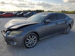 Salvage cars for sale from Copart West Palm Beach, FL: 2015 Lexus GS 350