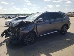 Salvage cars for sale at Grand Prairie, TX auction: 2013 Lexus RX 350 Base