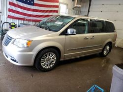 Chrysler salvage cars for sale: 2016 Chrysler Town & Country Limited