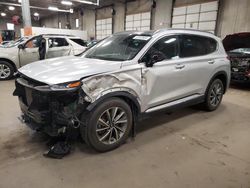 Salvage cars for sale at Blaine, MN auction: 2019 Hyundai Santa FE Limited