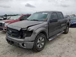 Salvage trucks for sale at Houston, TX auction: 2014 Ford F150 Supercrew