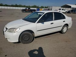 Honda salvage cars for sale: 2004 Honda Civic DX VP