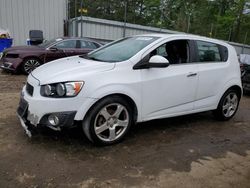 Salvage cars for sale from Copart Austell, GA: 2013 Chevrolet Sonic LTZ