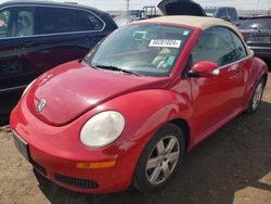 Salvage cars for sale at Elgin, IL auction: 2007 Volkswagen New Beetle Convertible