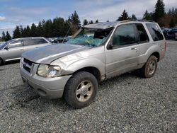 Salvage cars for sale from Copart Graham, WA: 2002 Ford Explorer Sport
