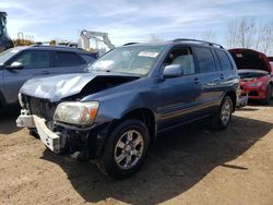 Salvage cars for sale at Elgin, IL auction: 2004 Toyota Highlander
