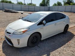 Salvage cars for sale from Copart Oklahoma City, OK: 2015 Toyota Prius