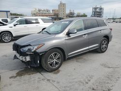 Salvage cars for sale at New Orleans, LA auction: 2017 Infiniti QX60