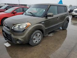 Salvage cars for sale from Copart Grand Prairie, TX: 2013 KIA Soul