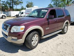 Ford Explorer salvage cars for sale: 2008 Ford Explorer Eddie Bauer