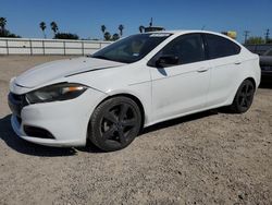 Salvage cars for sale from Copart Mercedes, TX: 2015 Dodge Dart SXT