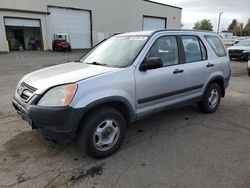 Salvage cars for sale at Woodburn, OR auction: 2004 Honda CR-V LX