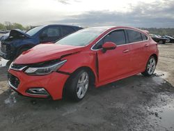 Salvage cars for sale from Copart Cahokia Heights, IL: 2017 Chevrolet Cruze Premier