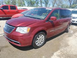 Salvage cars for sale at Bridgeton, MO auction: 2016 Chrysler Town & Country Touring