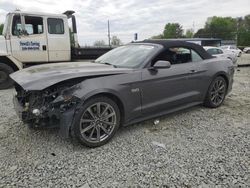 Vehiculos salvage en venta de Copart Mebane, NC: 2016 Ford Mustang GT