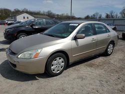 Salvage cars for sale from Copart York Haven, PA: 2003 Honda Accord LX