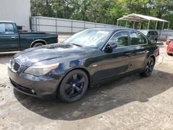 Salvage cars for sale at Austell, GA auction: 2007 BMW 525 I