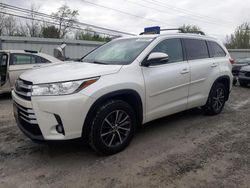 Toyota Highlander salvage cars for sale: 2018 Toyota Highlander SE