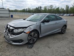 Salvage cars for sale at Lumberton, NC auction: 2016 Honda Civic EX