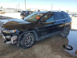 Salvage cars for sale at Temple, TX auction: 2019 Jeep Cherokee Latitude Plus