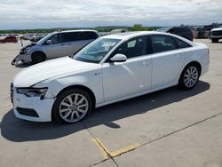 Salvage cars for sale at Grand Prairie, TX auction: 2015 Audi A6 Premium Plus