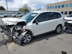 Vehiculos salvage en venta de Copart Littleton, CO: 2018 Subaru Forester 2.5I