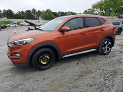 Salvage cars for sale at Fairburn, GA auction: 2017 Hyundai Tucson Limited