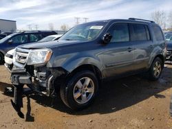 Salvage cars for sale at Elgin, IL auction: 2010 Honda Pilot EX