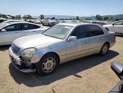 Salvage cars for sale from Copart San Martin, CA: 2002 Lexus LS 430