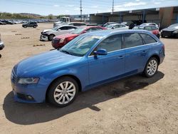 Salvage cars for sale from Copart Colorado Springs, CO: 2010 Audi A4 Premium Plus