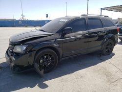 Salvage cars for sale at Anthony, TX auction: 2017 Dodge Journey SXT