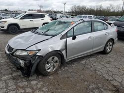 Honda salvage cars for sale: 2013 Honda Civic LX