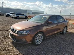 Volkswagen salvage cars for sale: 2016 Volkswagen Jetta SEL