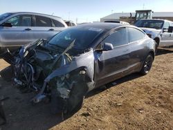 Salvage cars for sale from Copart Brighton, CO: 2022 Tesla Model 3