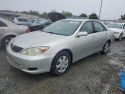 Salvage cars for sale at Sacramento, CA auction: 2002 Toyota Camry LE