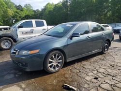 Salvage cars for sale from Copart Austell, GA: 2007 Acura TSX