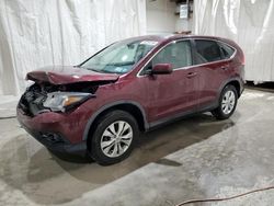 Salvage cars for sale from Copart Leroy, NY: 2012 Honda CR-V EX