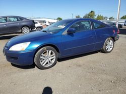 Honda Accord ex salvage cars for sale: 2005 Honda Accord EX