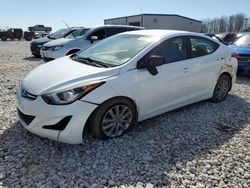 Salvage cars for sale at Wayland, MI auction: 2015 Hyundai Elantra SE